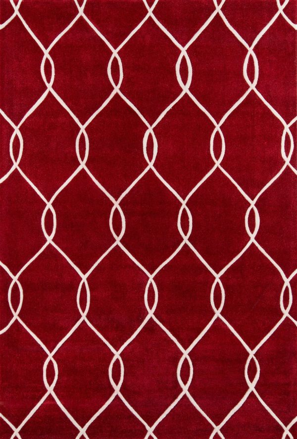 Momeni Bliss BS-12 Red Area Rug For Discount