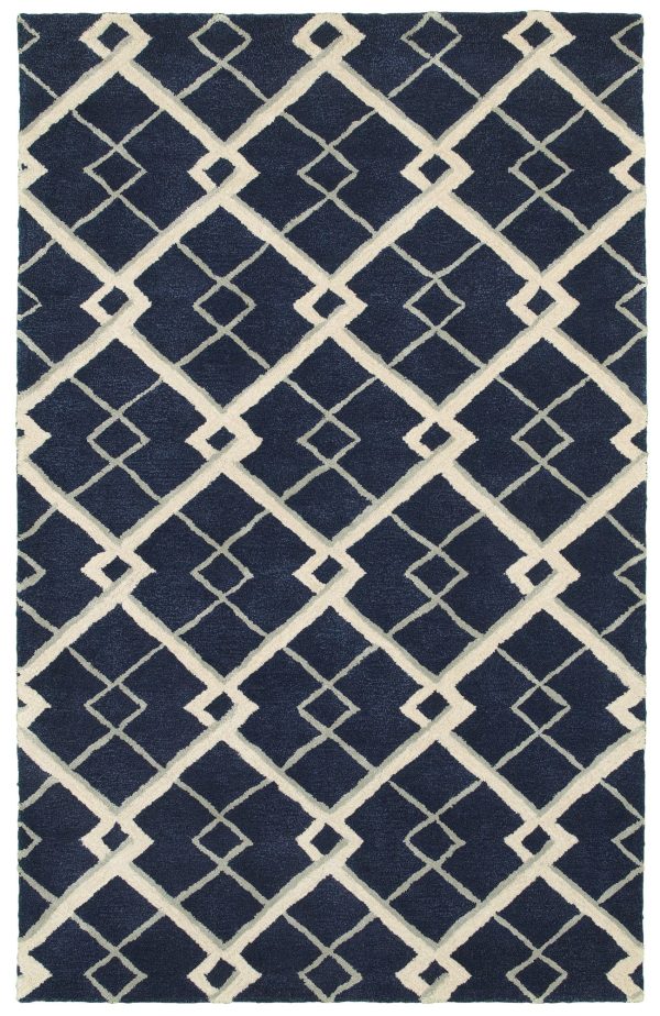 LR Resources Luxor 03851 Navy Area Rug For Sale