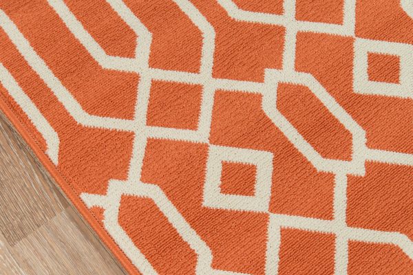 Momeni Baja BAJ-3 Orange Area Rug Online