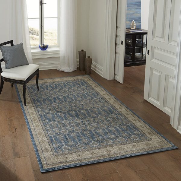 Momeni Kerman KE-04 Blue Area Rug Fashion