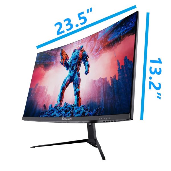 27-Inch 165Hz Curved Gaming Monitor - 1440P 144Hz QHD 2K PC Monitor with 2 Speakers, Backlight, 1ms Response Time, Freesync, Metal Base, DP & HDMI on Sale