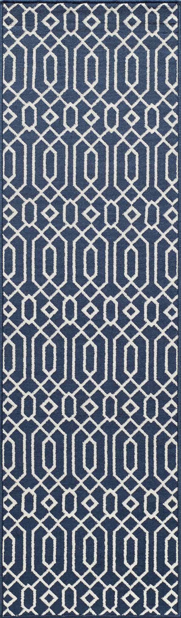 Momeni Baja BAJ-3 Navy Area Rug For Cheap