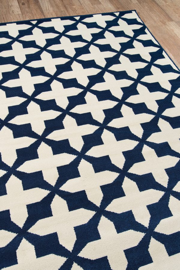 Momeni Baja BAJ12 Navy Area Rug For Sale