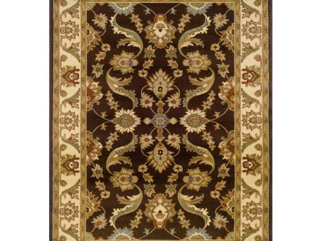 LR Resources Adana 80371 Brown Cream Area Rug For Cheap