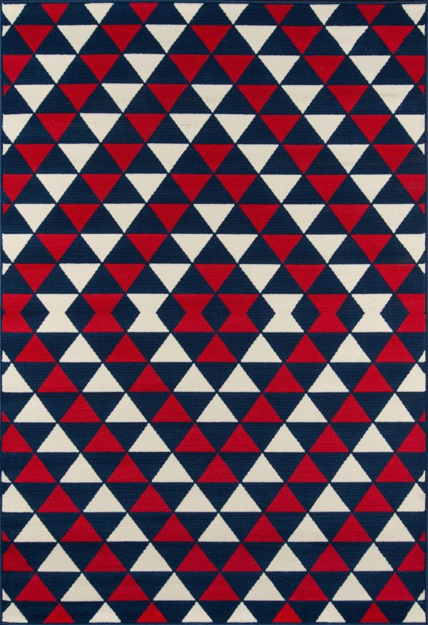 Momeni Baja BAJ-5 Red Area Rug For Sale