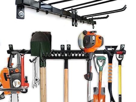 Garden Tool Storage Rack Wall Mount Shovel and Rake Hangers Yard Tool Rack For Cheap