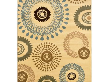 LR Resources Adana 80911 Cream Area Rug For Sale