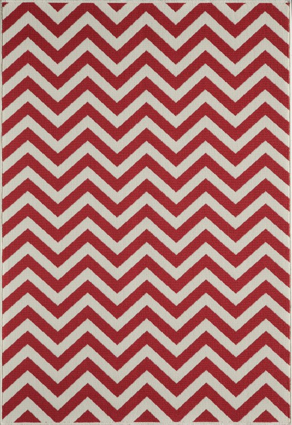 Momeni Baja BAJ-9 Red Area Rug Fashion