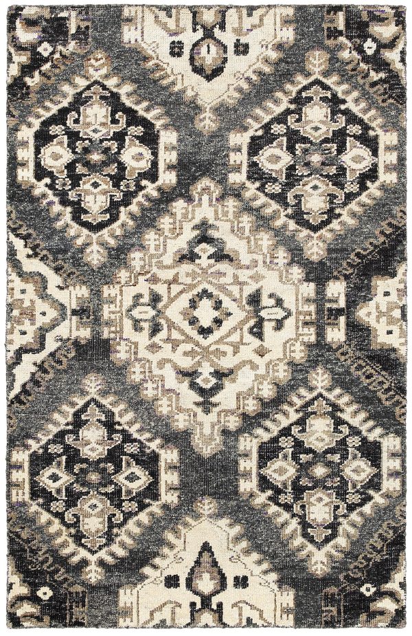 LR Resources Nisha 04406 Gray Area Rug For Sale