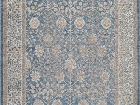 Momeni Kerman KE-01 Blue Area Rug Hot on Sale