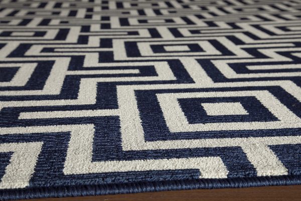 Momeni Baja BAJ10 Navy Area Rug For Sale