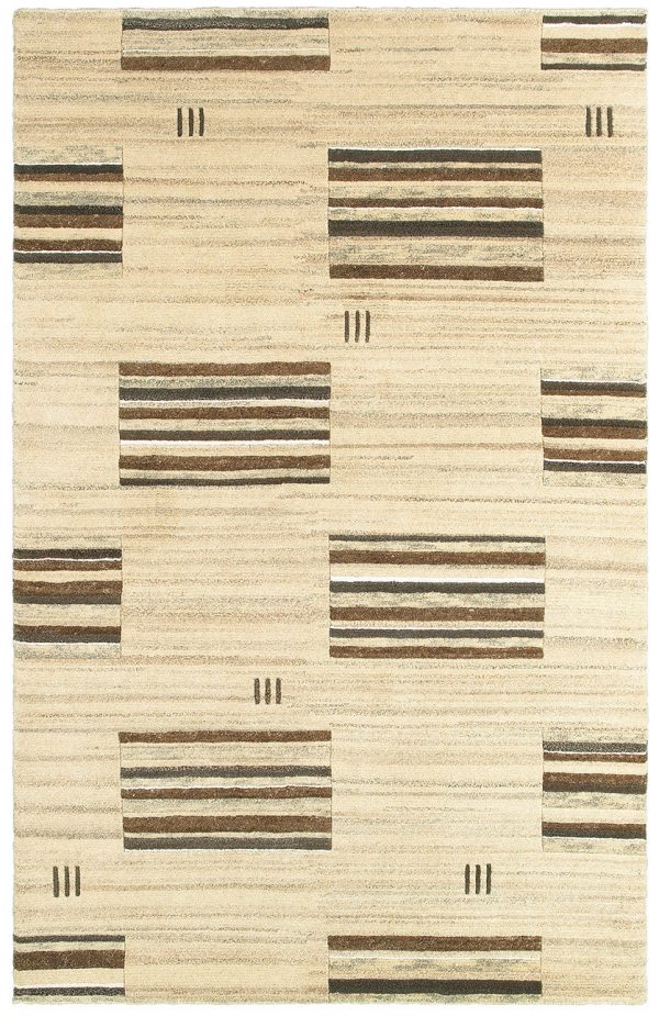 LR Resources Kasteli 03827 Natural Beige Area Rug Sale