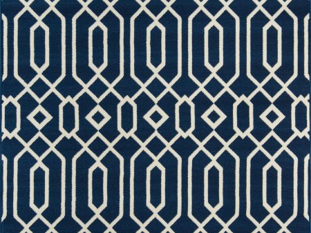 Momeni Baja BAJ-3 Navy Area Rug For Cheap