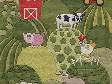 Momeni Lil Mo Whimsy LMJ11 Grass Area Rug For Sale