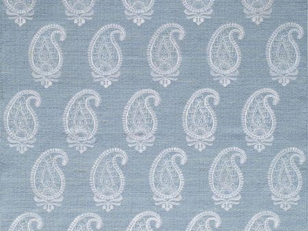 Momeni Lace Embroided LAC-1 Soft Blue Area Rug Fashion