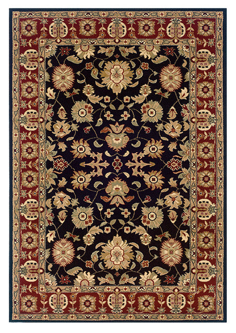 LR Resources Adana 80716 Black Red Area Rug For Cheap