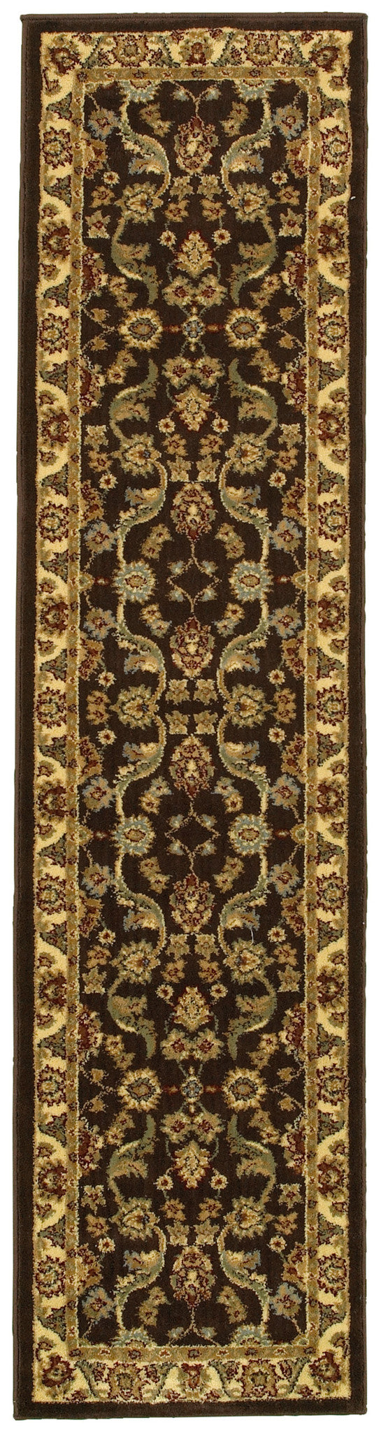 LR Resources Adana 80371 Brown Cream Area Rug For Cheap