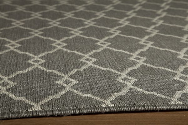 Momeni Baja BAJ-2 Grey Area Rug For Sale