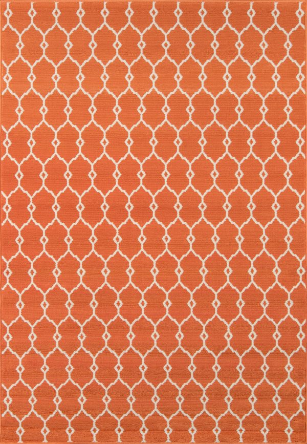 Momeni Baja BAJ-2 Orange Area Rug Hot on Sale