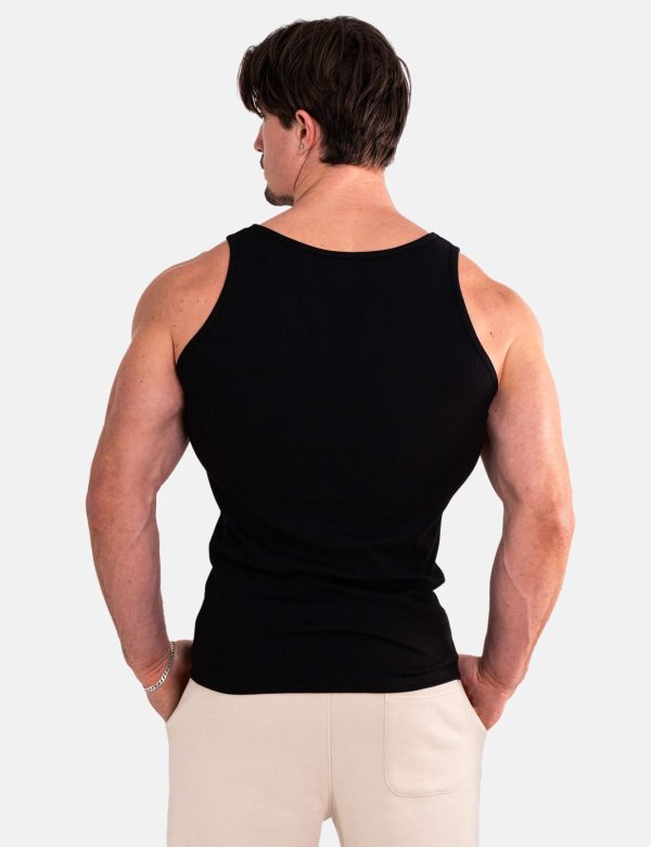 Rib Tank Top Men Fashion